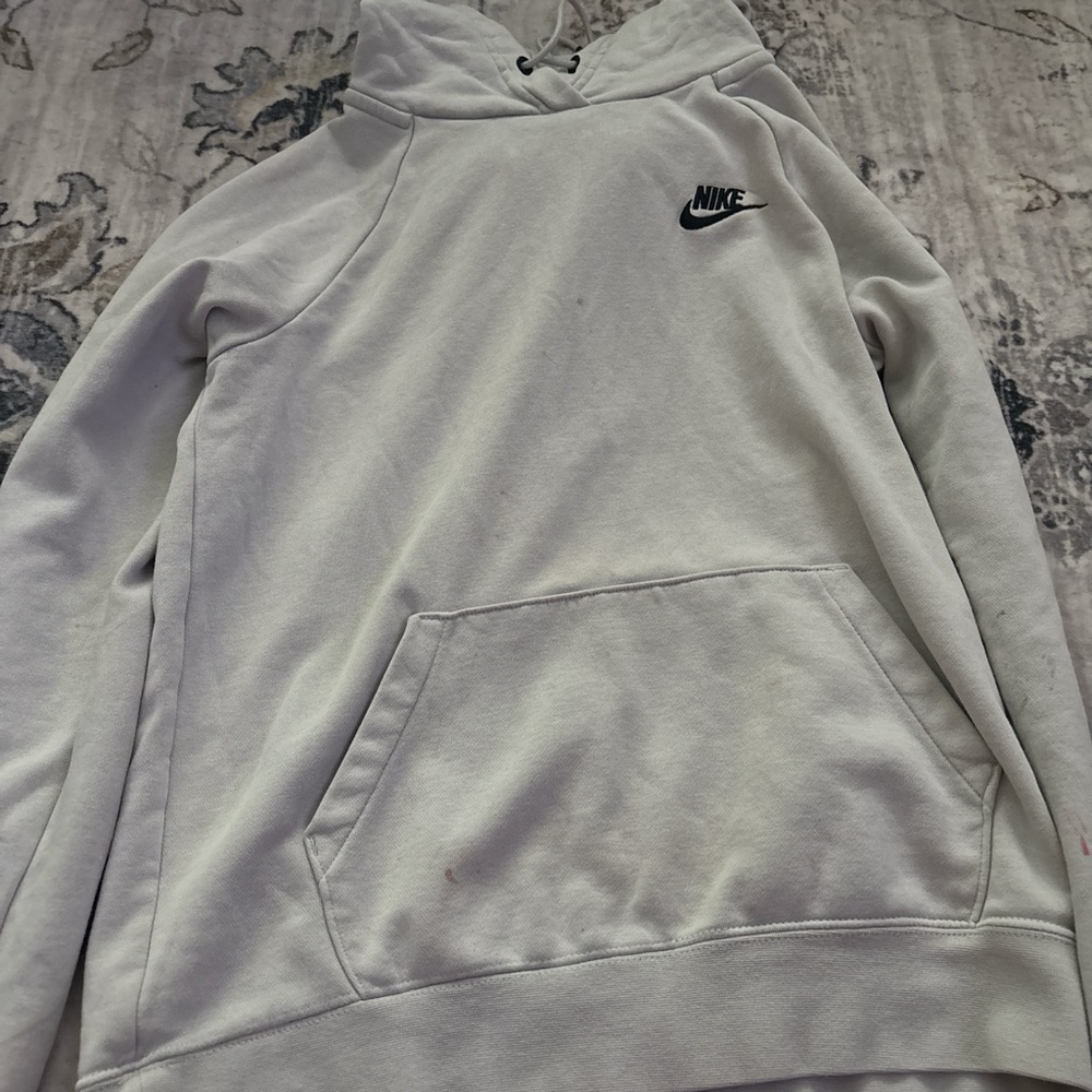 Nike Light Gray Pullover Hoodie